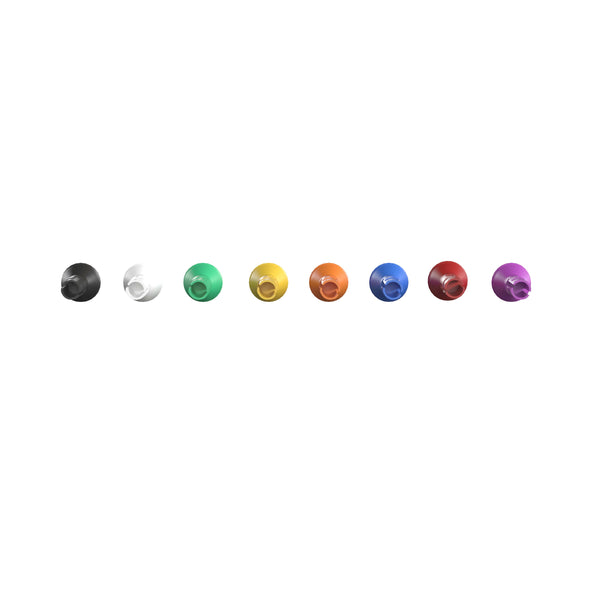 Multicolor Plastic Peg Set for STEAM Wall Systems - 512 Pieces