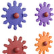 Multicolor 79 Piece Chain and Gears Accessory Set for Modular STEAM Wall Systems