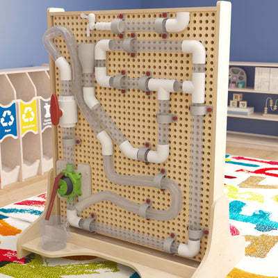 Bright Beginnings Commercial Grade 80 Piece Pipe Builder Set for Modular STEAM Wall Systems - View 2