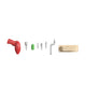 8 Piece Modular STEAM Wall Tool and Holder Accessory Kit with Working Drill