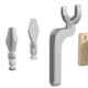 8 Piece Modular STEAM Wall Tool and Holder Accessory Kit with Working Drill