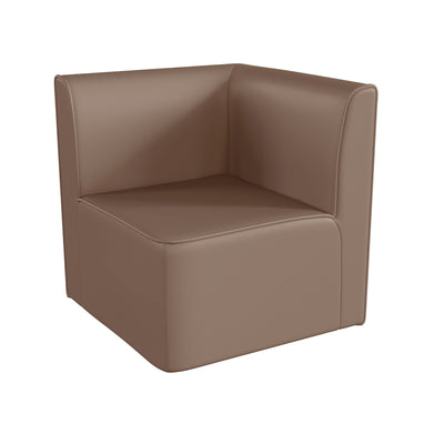 Bright Beginnings Commercial Grade Modular Classroom Soft Seating, 1-Seater Corner Chair - View 1
