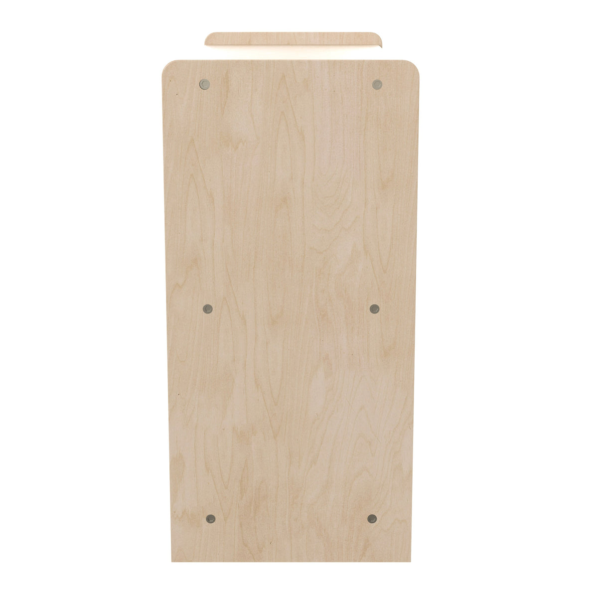 Wooden 3 Section Commercial Grade Modular Classroom Storage Cabinet, Natural