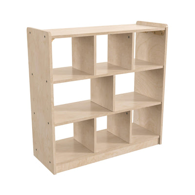Bright Beginnings Commercial Grade Modular Wooden Classroom Open Storage Unit, Safe, Kid Friendly Design - View 1