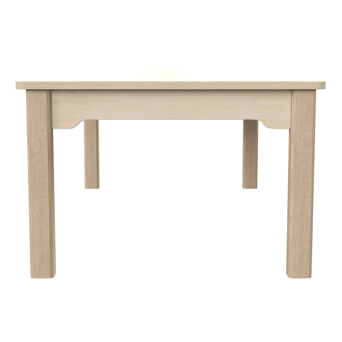Commercial 23.5 x 47.25 Rectangular Wooden Classroom Activity Table - Beech