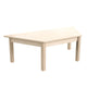 Commercial Grade Trapezoid Wooden Classroom Activity Table - Beech