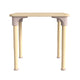Commercial Grade Adjustable Height Square Wooden Classroom Table - Beech