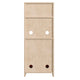 Wooden Commercial Grade Kid's Kitchen Cabinet with Microwave and Storage