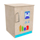 Wooden Commercial Grade Kid's Kitchen Refrigerator with Storage