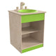 Wooden Commercial Grade Kid's Kitchen Sink with Storage