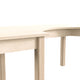 Commercial Grade Half Circle Wooden Classroom Activity Table - Beech