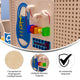 Commercial Grade STEAM Wall Wooden Tie It-Turn It Accessory Board - Multicolor