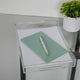 Acrylic Desktop Letter Tray Organizer with Handles and Anti-Slip Feet-Clear