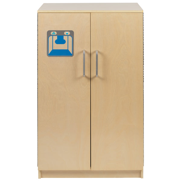 Children's Wood Refrigerator for Commercial or Home Use - Kid Friendly Design