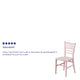 Pink |#| Child's Classic Resin Chiavari Chair for All Occasions in Pink
