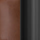 Cognac LeatherSoft/Black Frame |#| Commercial Mid-Back Padded LeatherSoft Swivel Office Chair in Cognac/Black