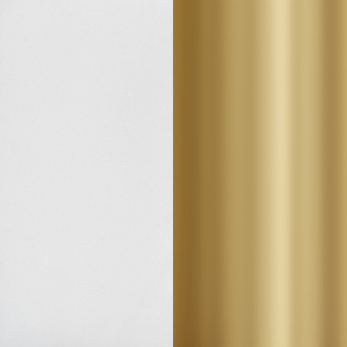 White LeatherSoft/Gold Frame |#| Commercial Mid-Back Padded LeatherSoft Swivel Office Chair in White/Gold