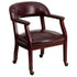 Conference Chair with Accent Nail Trim and Casters