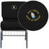 Embroidered HERCULES Series 21''W Church Chair with Book Rack