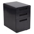 Ergonomic 3-Drawer Mobile Locking Filing Cabinet with Anti-Tilt Mechanism and Hanging Drawer for Legal & Letter Files