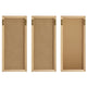 Light Natural Woodgrain |#| Lt Natural Woodgrain Framed Cork/Chalk/Letter Board Set with Accessories - 24x18