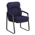 Executive Side Reception Chair with Lumbar Support and Sled Base