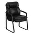 Executive Side Reception Chair with Lumbar Support and Sled Base