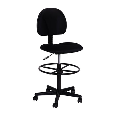Fabric Drafting Chair (Cylinders: 22.5''-27''H or 26''-30.5''H) - View 1