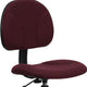 Burgundy |#| Burgundy Fabric Drafting Chair (Cylinders: 22.5inch-27inchH or 26inch-30.5inchH)