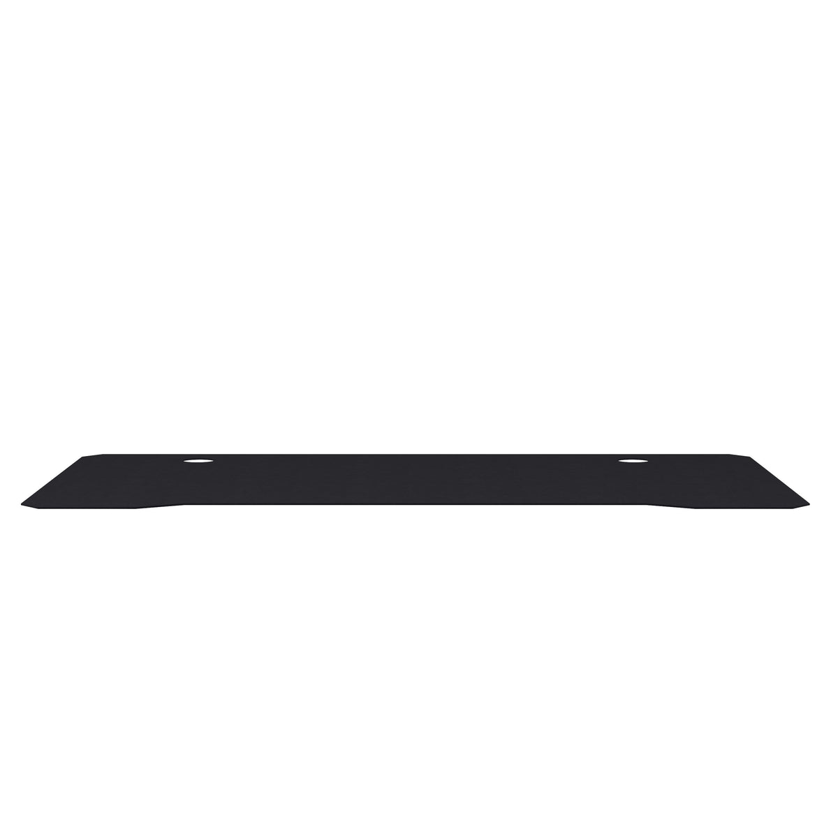 Full Desktop Anti-Slip Rubber Mouse Pad with Micro Weave Surface in Black