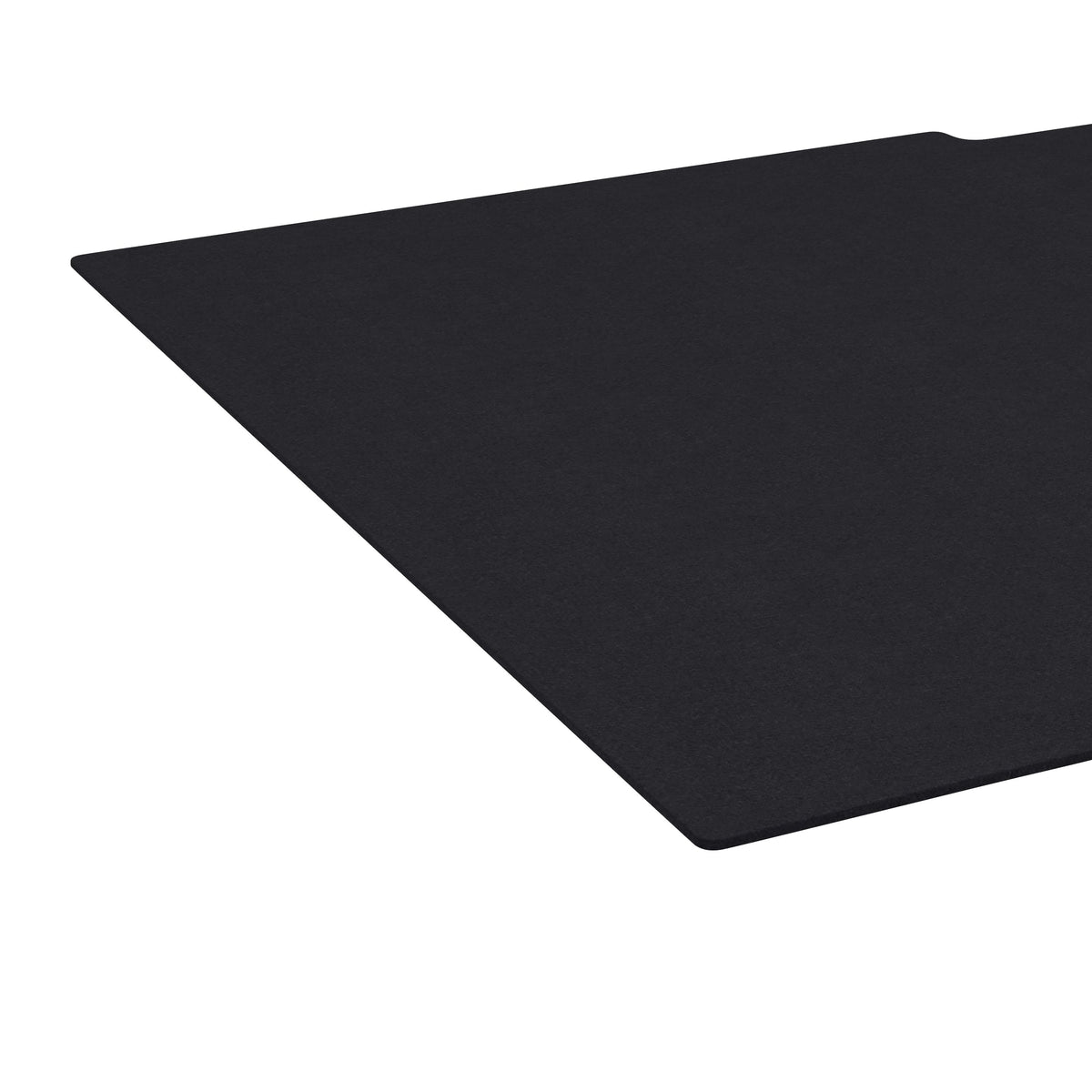 Full Desktop Anti-Slip Rubber Mouse Pad with Micro Weave Surface in Black