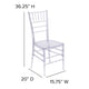 Crystal Ice Blue |#| Crystal Ice Blue Stacking Chiavari Chair - Event Seating - Stack Chairs
