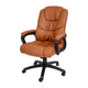 Brown |#| Big & Tall 400 lb. Rated Brown LeatherSoft Office Chair - Executive Office Chair
