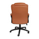 Brown |#| Big & Tall 400 lb. Rated Brown LeatherSoft Office Chair - Executive Office Chair