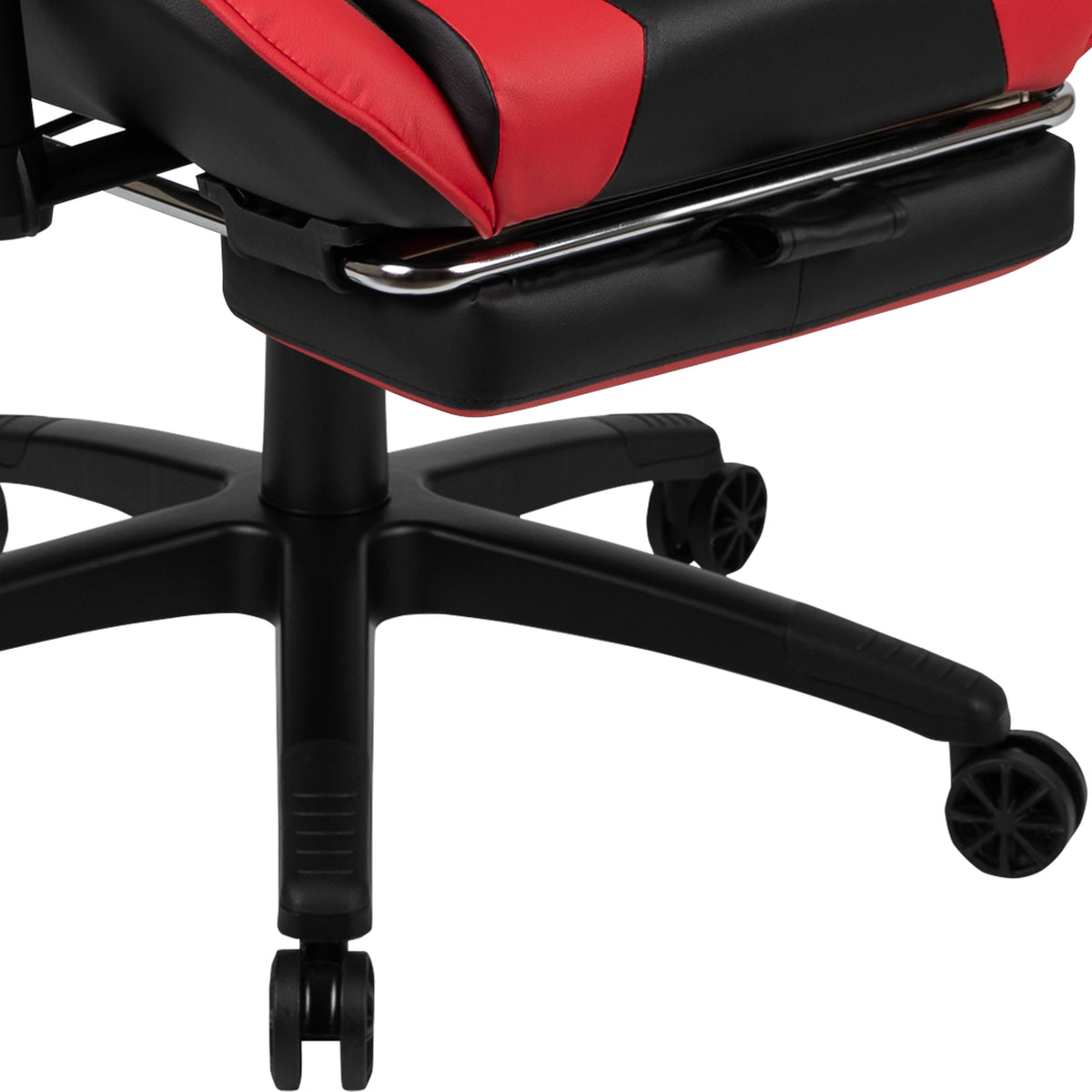 Red |#| Black Gaming Desk & Chair Set with Cup Holder, Headphone Hook, and Monitor Stand