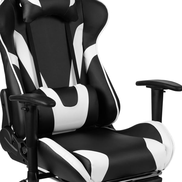 Black |#| Black Gaming Desk & Chair Set with Cup Holder, Headphone Hook, and Monitor Stand