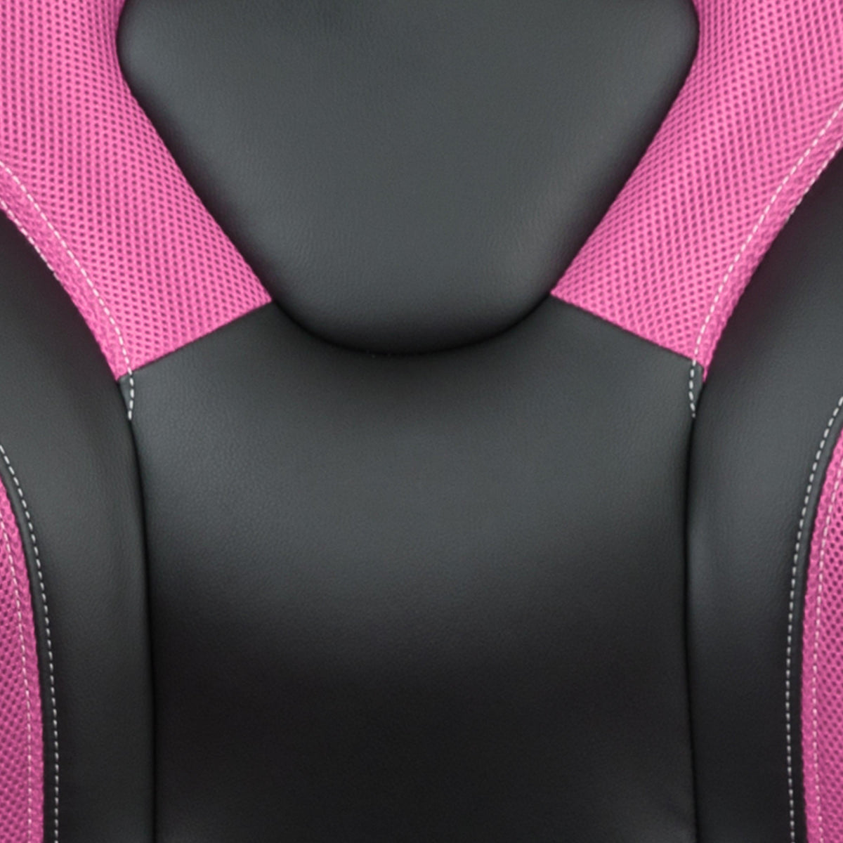 Pink |#| Desk Bundle - Red Gaming Desk, Cup Holder, Headphone Hook and Pink Chair