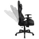 Gray |#| Gaming Bundle-Desk, Cup Holder/Headphone Hook & Gray Reclining Chair