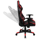 Red |#| Gaming Bundle-Desk, Cup Holder/Headphone Hook & Red Reclining Chair