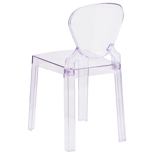 Ghost Chair with Tear Back in Transparent Crystal - Wedding Chairs