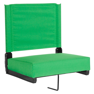 Grandstand Comfort Seats by Flash - 500 lb. Rated Lightweight Stadium Chair with Handle & Ultra-Padded Seat - View 1