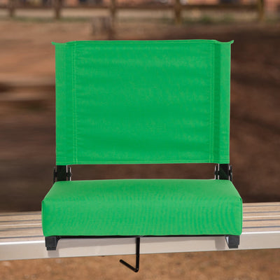 Grandstand Comfort Seats by Flash - 500 lb. Rated Lightweight Stadium Chair with Handle & Ultra-Padded Seat - View 2