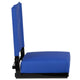 Blue |#| 500 lb. Rated Lightweight Stadium Chair-Handle-Padded Seat, Blue