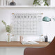 Clear/Black |#| Premium Clear Acrylic Monthly Wall Calendar with Notes Section & Black Printing