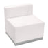 HERCULES Alon Series LeatherSoft Chair with Brushed Stainless Steel Base