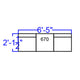Melrose White |#| 3 PC White LeatherSoft Modular Reception Configuration w/Taut Back &Seat
