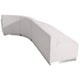 Melrose White |#| 3 PC White LeatherSoft Modular Reception Configuration w/Taut Back &Seat