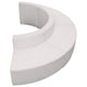 Melrose White |#| 4 PC White LeatherSoft Modular Reception Configuration w/Taut Back &Seat