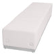 Melrose White |#| 4 PC White LeatherSoft Modular Reception Configuration w/Taut Back &Seat