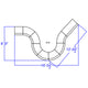 Melrose White |#| 9 PC White LeatherSoft Modular Reception Configuration w/Taut Back &Seat